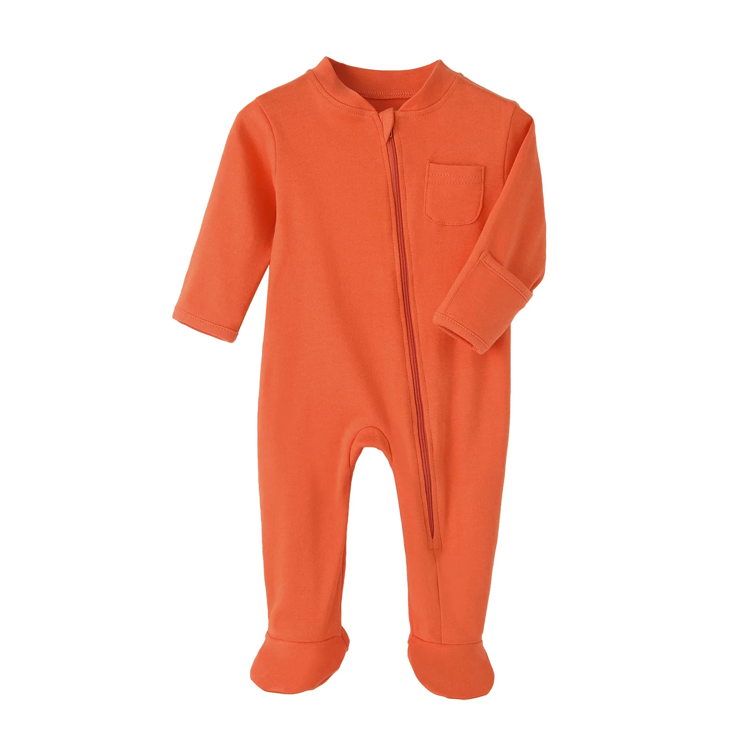 Baby Onesies Spring and Autumn Zip Up Clothing Newborn Clothing Baby Bodysuits Toddler Clothing