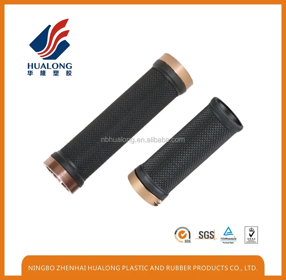 custom alloy 1pair silicone bicycle handle bar grips outdoor mtb high quality eva