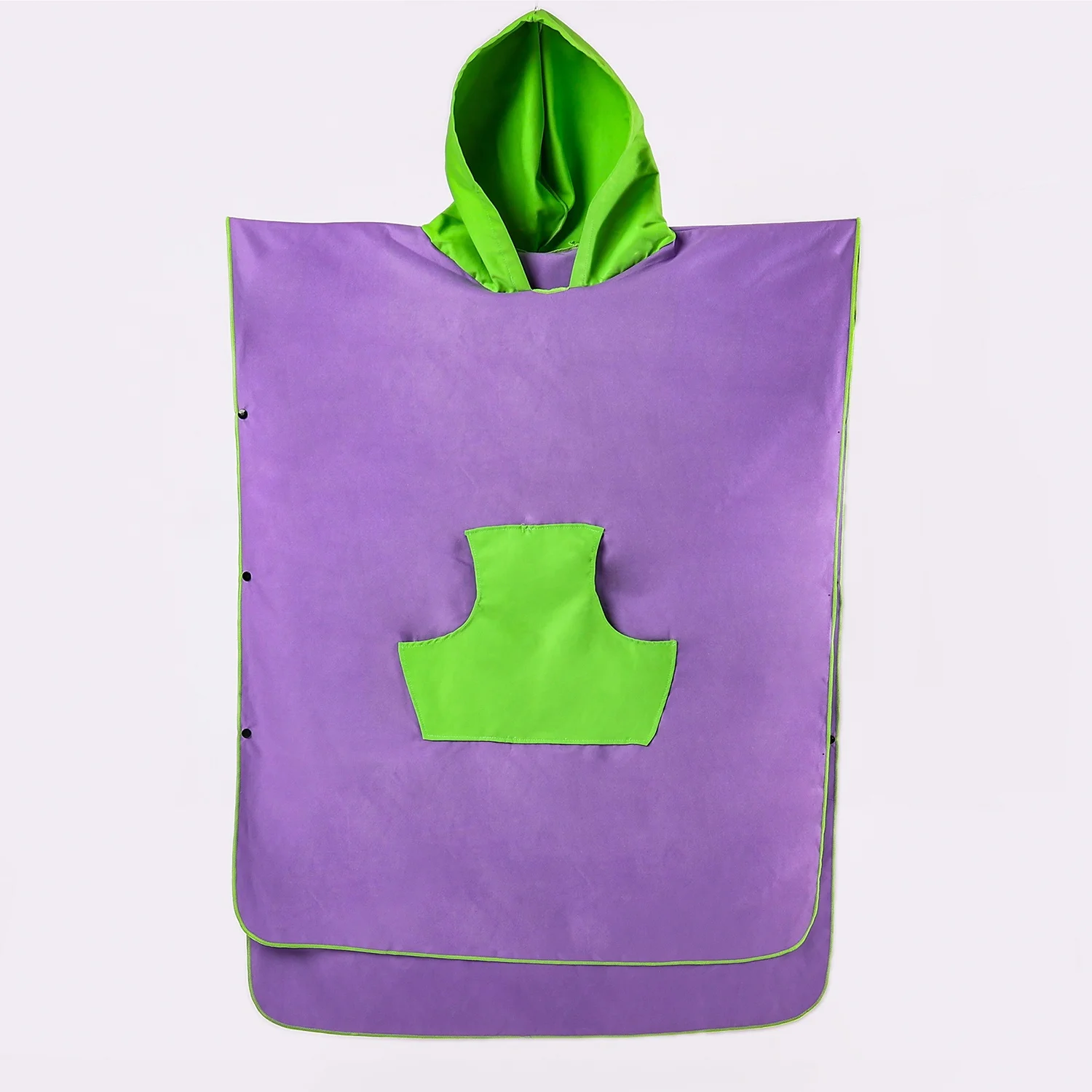 Wholesale Surf Kid Wearable Microfiber Hooded Poncho Beach Towels For Adults