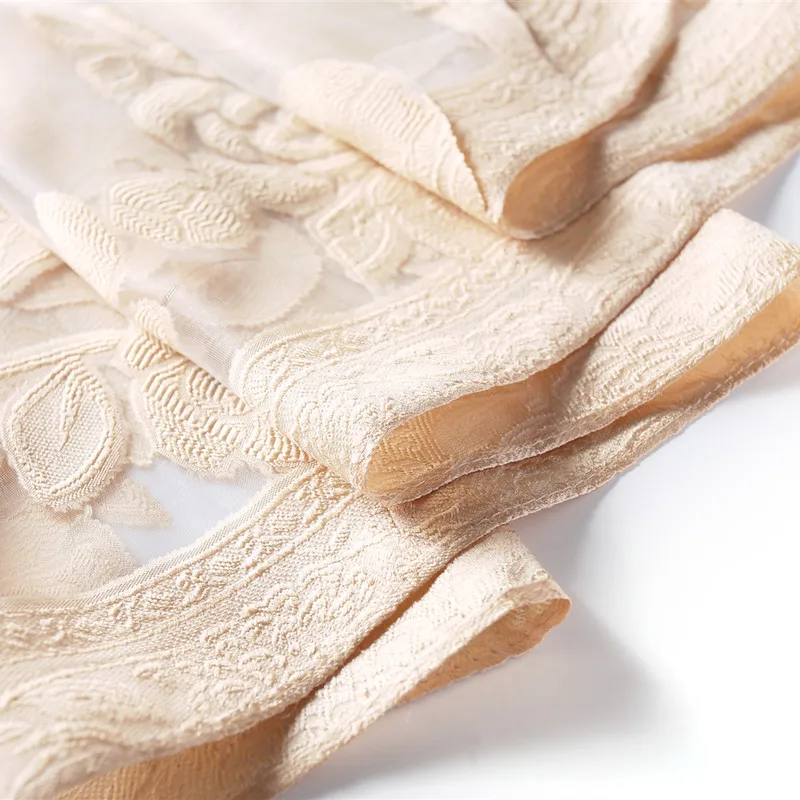 2020 spring fall fashion design embroidery floral solid shawl scarf