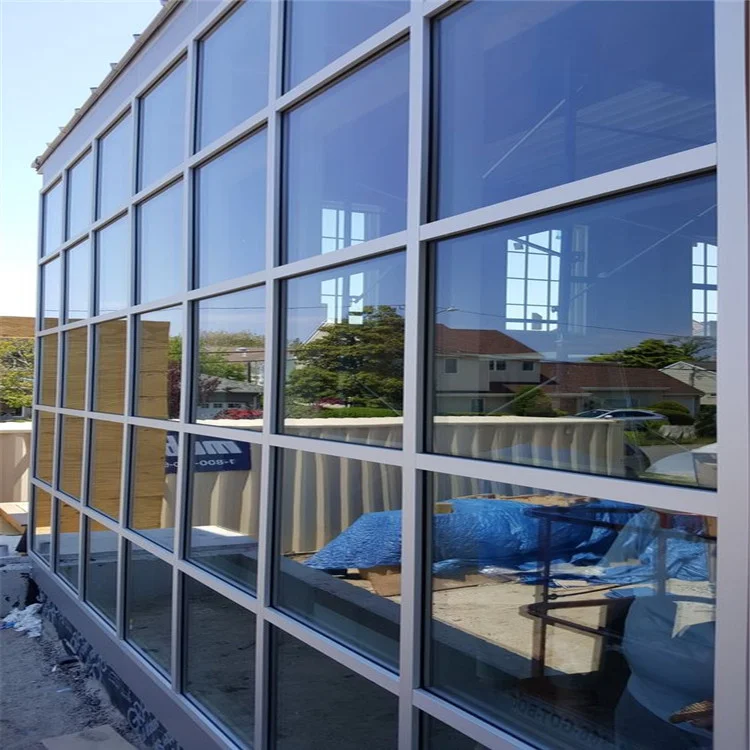 Aluminum Frame Glass High Quality Curtain Walls Facade For Building Exterior