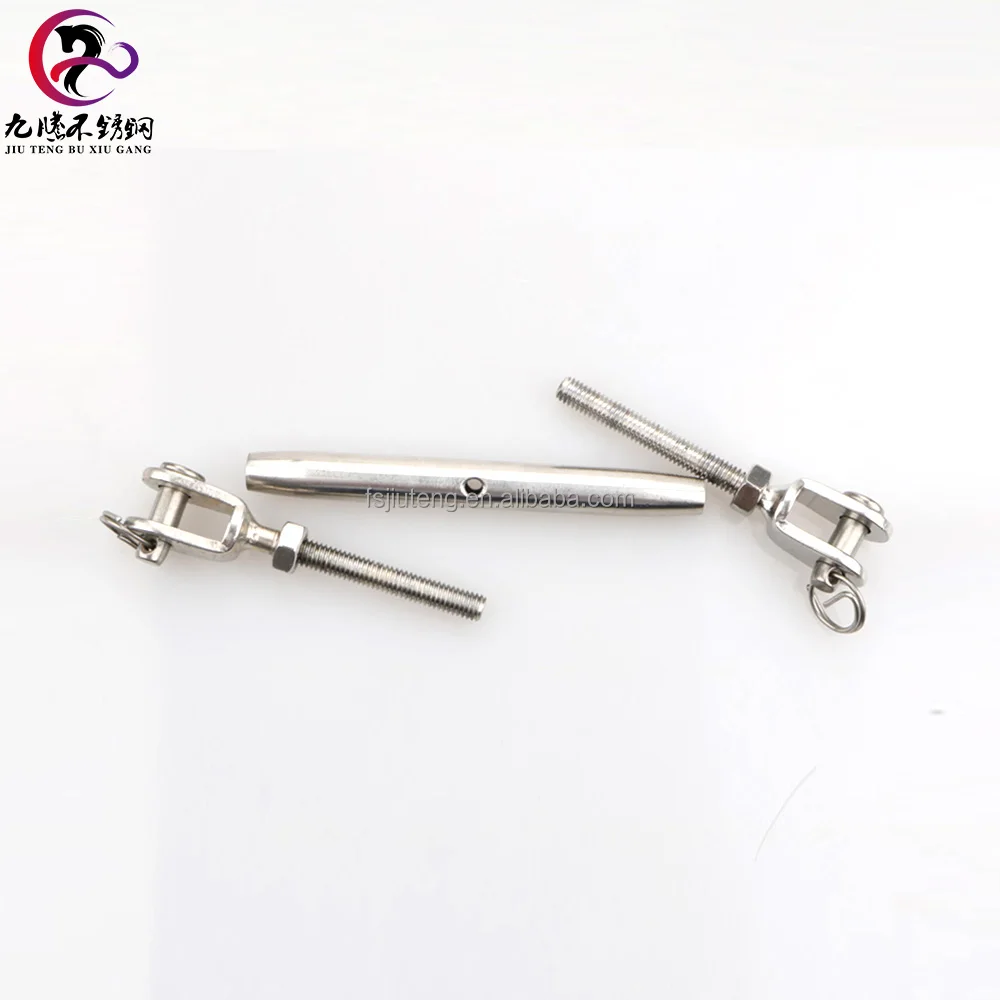 steel wire rope connector tightener 304 316 stainless closed body Jaw-Jaw