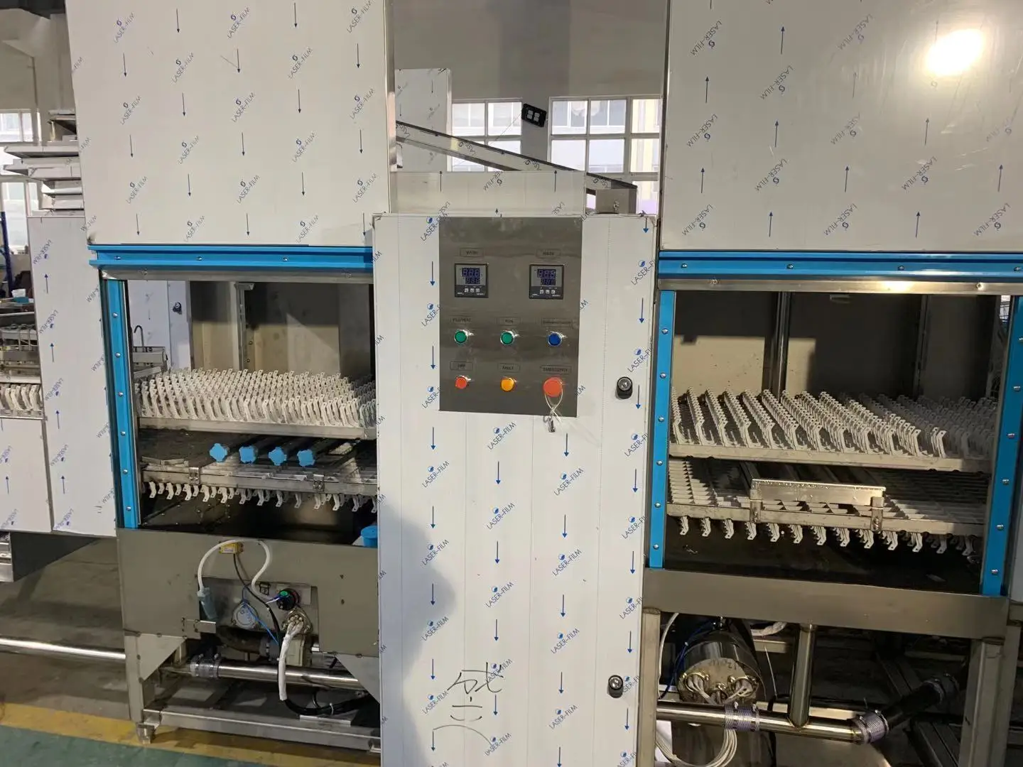 Industrial & Hotel Tunnel Dishwashing Machine with Dryer Unit Stainless Steel Freestanding for Kitchen & Restaurant Use