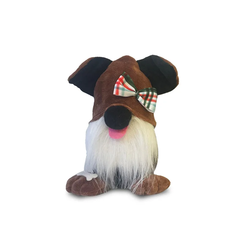 2025 Top Selling New Christmas Pet Dolls Dailyn Decorations Rudolf Christmas Sitting Posture Goblins Faceless Gnome Santa Doll