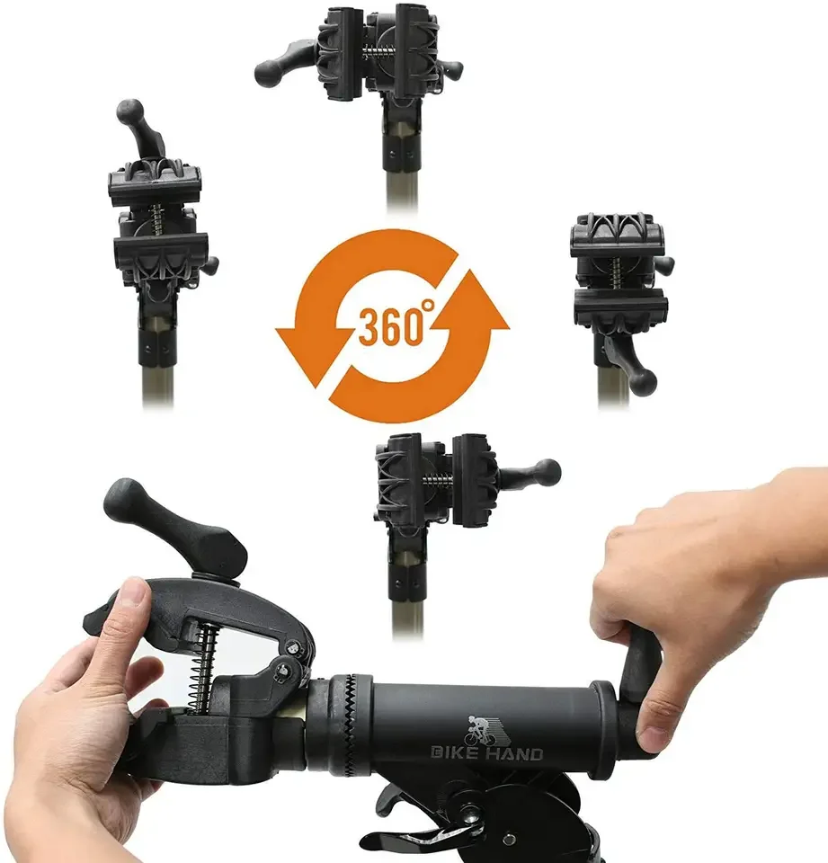 Bike Repair Work Stand with Bonus Tool Tray for Home Bicycle Mechanic Quick Rele