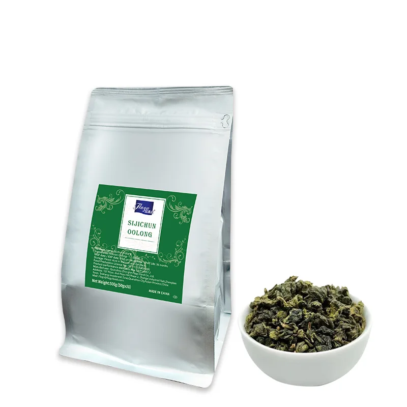Flago  High quality chinese tea  sijichun oolong tea leaf supplier  wholesale price for Tapioca Boba Bubble Milk Tea