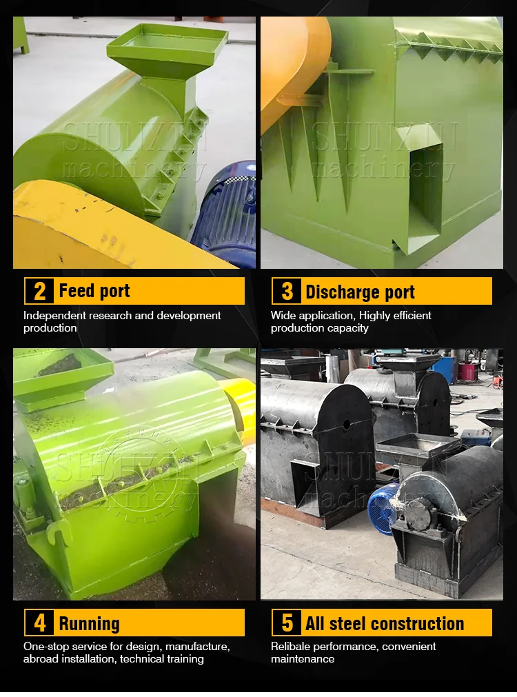 Crusher/grinder machine/compost crusher