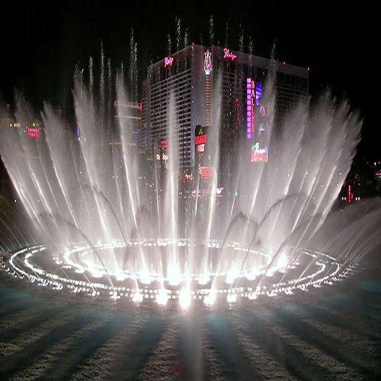 Finn Forest 2020 good quality ss304 material lighted colorful dancing music water fountain