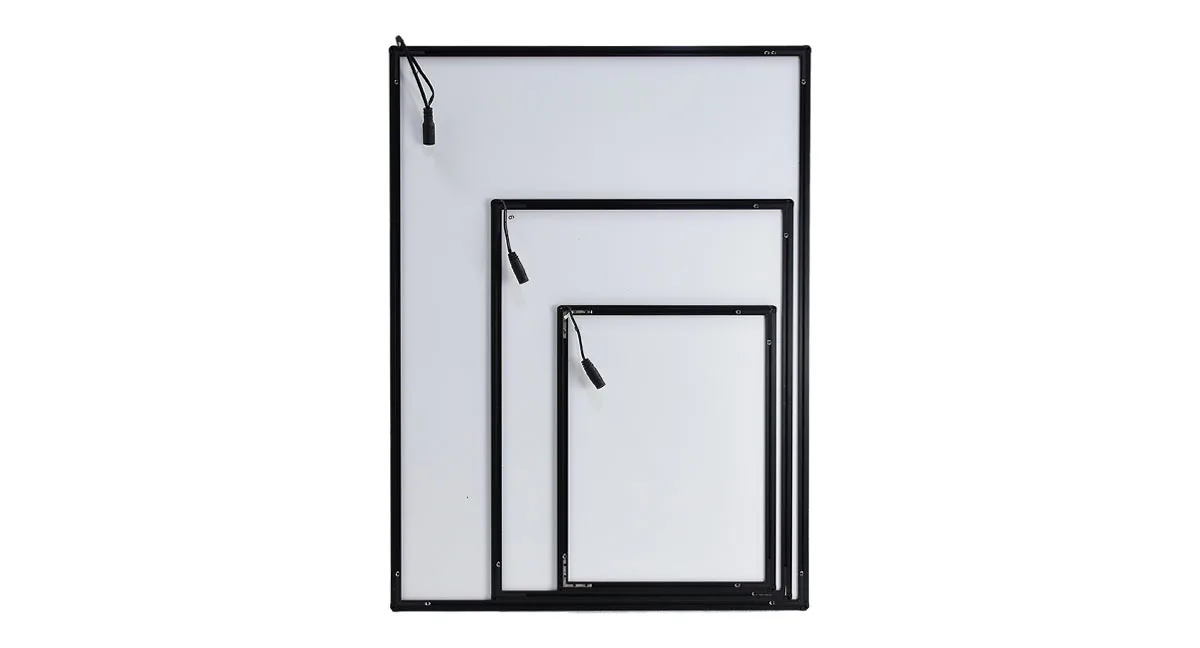 a0 light box backlit menu slim led panel  with stand