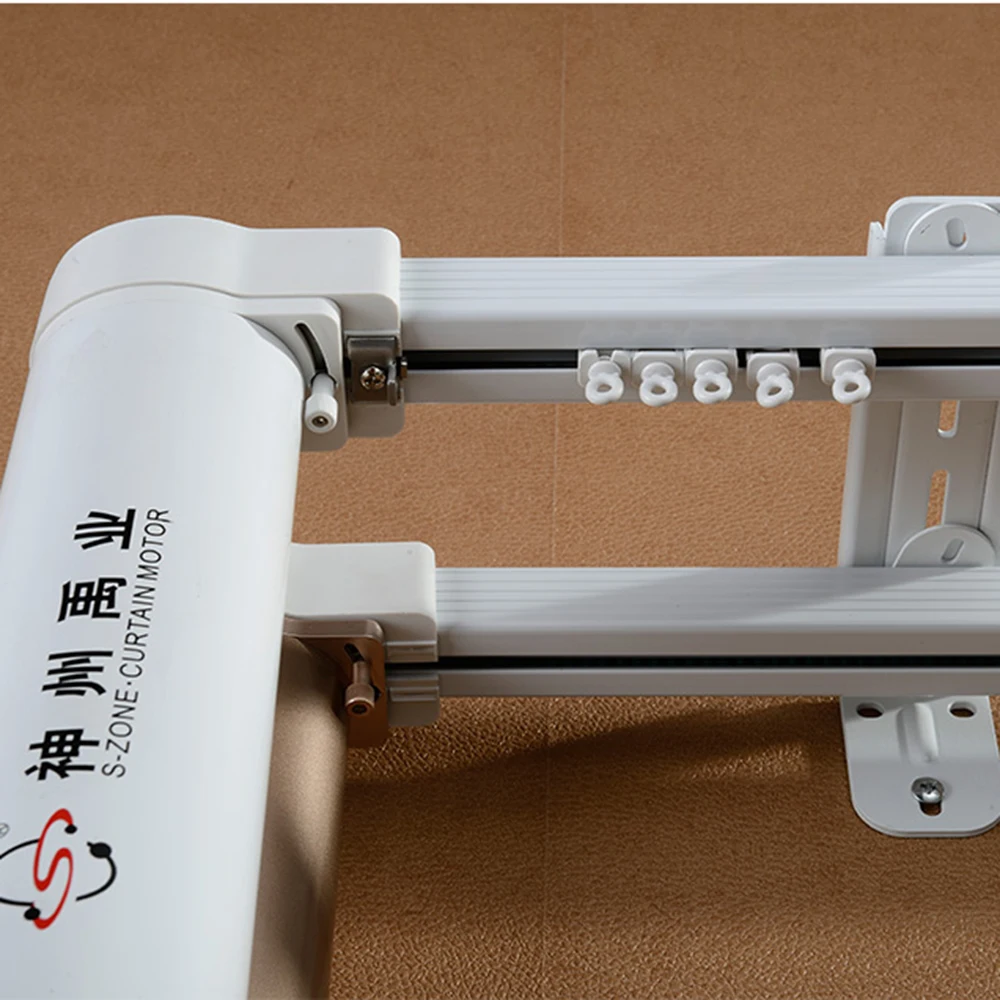 Szone electric automatic ceiling curtain track and opening system