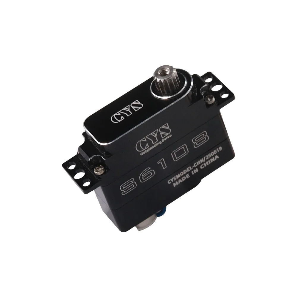 Мини Micro S6108 2 кг * см высокоскоростной Серводвигатель GPS без сердечников унисекс Цельнометаллический корпус с батарейным питанием RC 6 мм цифровой DIY