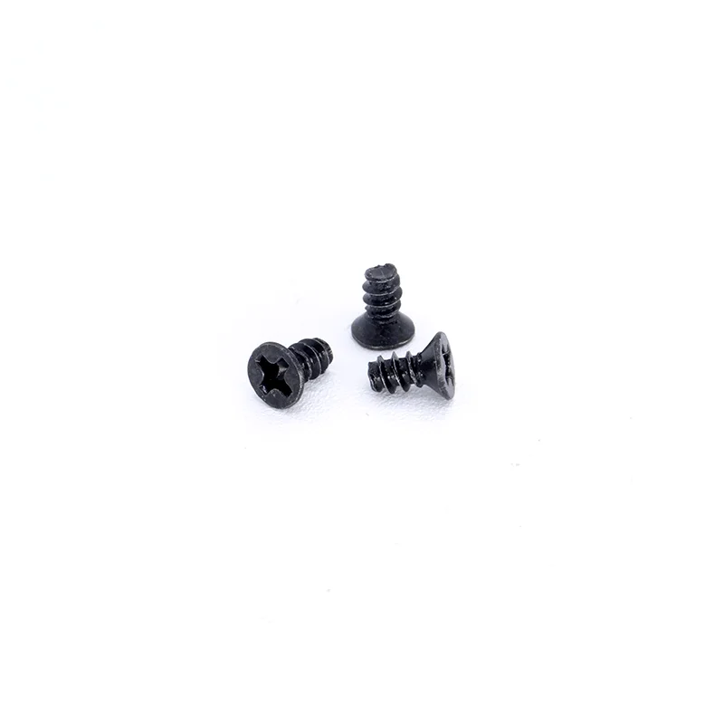 Screw Manufacturer Custom Made Carbon Steel Black CSK Micro Countersunk Head Phillips Self Tapping for Plastic/wood