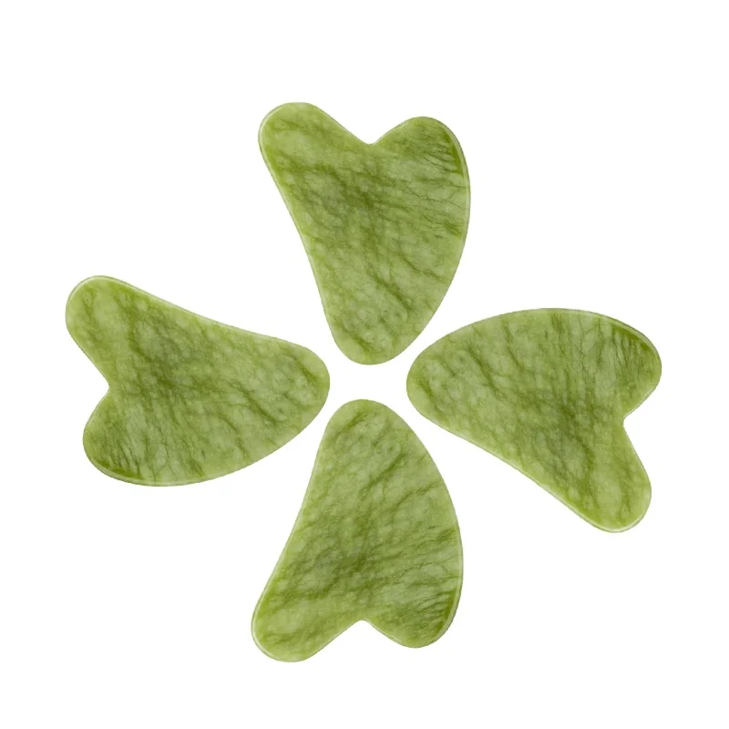 Skin Rejuvenation green jade face tool stone gua sha board