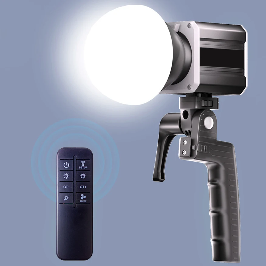 60W COB Video Dimmable Light 2800-6800K Photographic LED Light for Photo Studio Film Camera Shooting Livstreaming