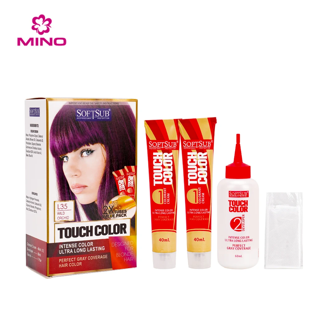 Organic Low Ammonia Argan Oil Permanent Hair Dye Professional Hair Color Cream Hot Sale Oem Popular 93 Colors Hair Directly