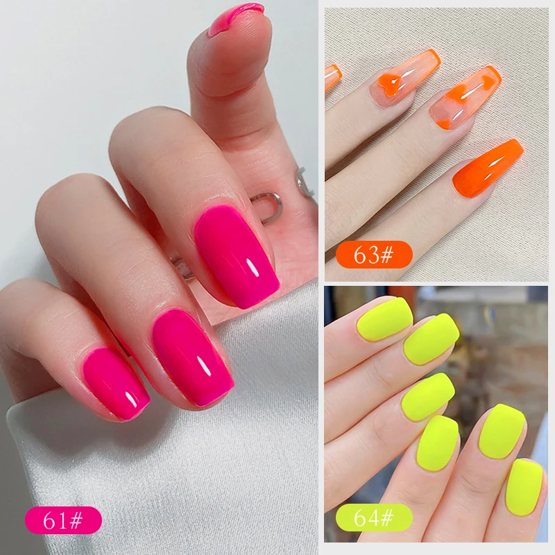 UV Gel Custom Logo Fluorescence DIY Night Glow Nail Polish Glow in the Dark Gel Nail Polish