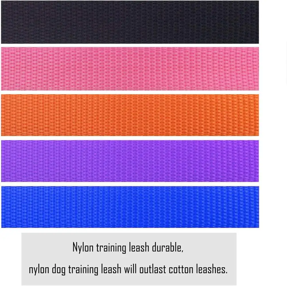 
Dog/Puppy Obedience Recall Training Agility Lead 15ft 20ft 30ft 50ft Training Dog Leash For Training Play Camping Or Backyard 