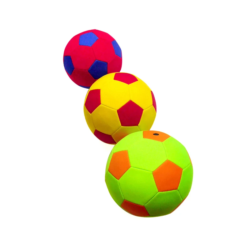 Summer Time Beach ball Game Soft Cloth Neoprene Soccer Ball