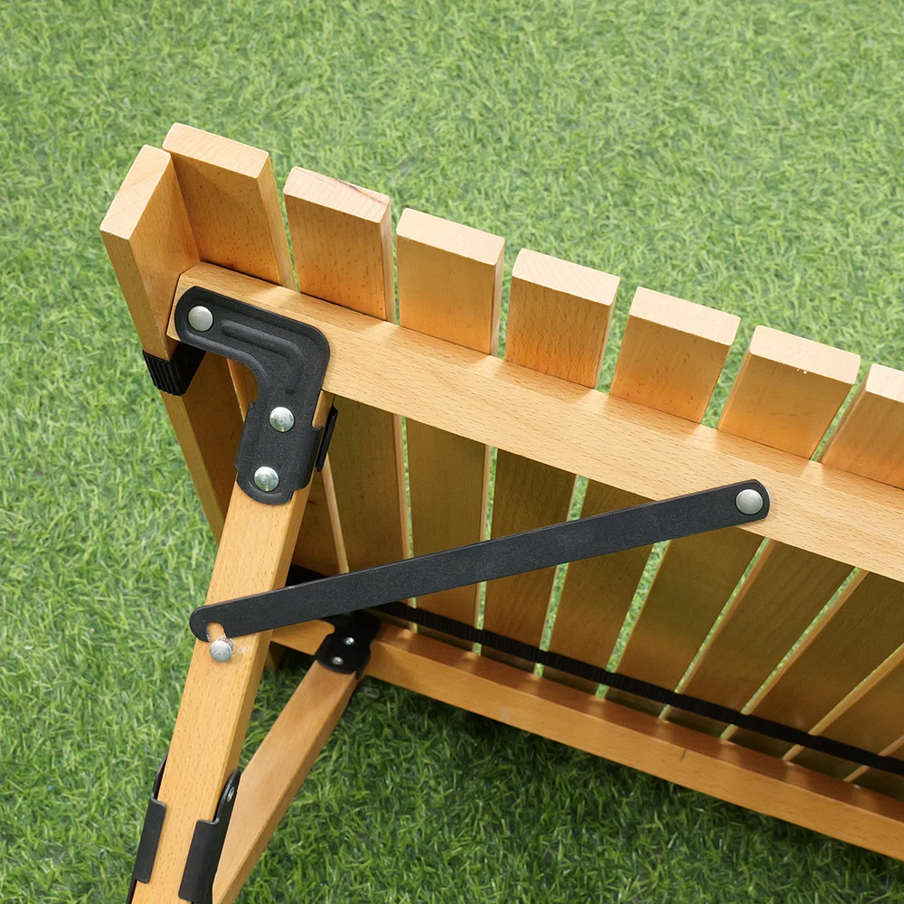 West Shore Manufactory Wholesale Portable Beech Wood Camping Picnic Table Outdoor Roll Up Camping Dining Tables