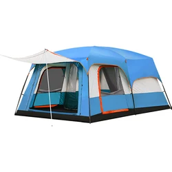OEM Family Outdoor glamping Tent cabin 6-12 Person get together with Rainproof luxury camping tents from China manufacturer