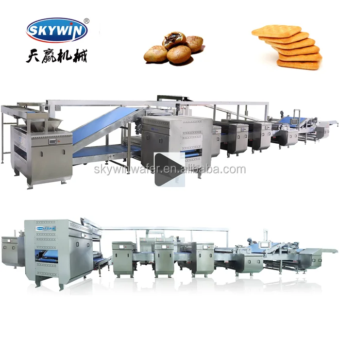Biscuit Line for Different Capacity With Gas Oven High Speed Temperature Controllable