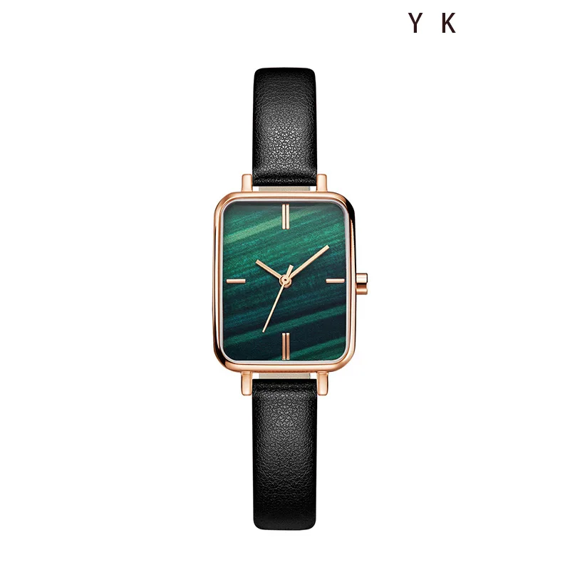 Ready to ship Woman watches top stainless steel personalizado watch Retro small square disc watch