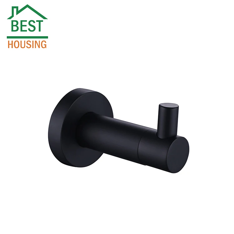Heavy Duty настенное крепление матовый черный одной Robe полотенце крючки для продажи