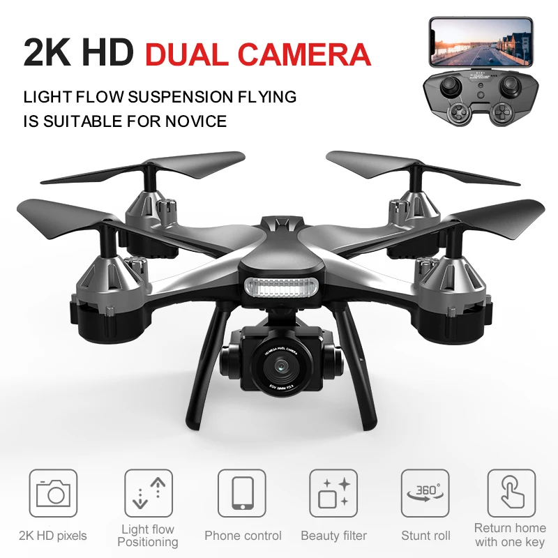 JC801 Радиоуправляемый квадрокоптер UAV 4K камера определения высоты Дрон 4k вертолет аэрофотосъемка Летающая