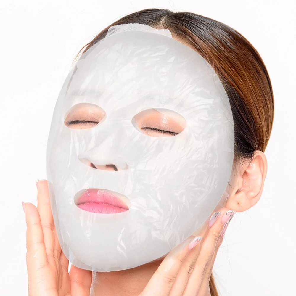 100 Pcs UnCompressed Plastic Facial Face Mask Sheet Paper Natural Skin Care Beauty Tools Breathable Disposable Face Mask DIY