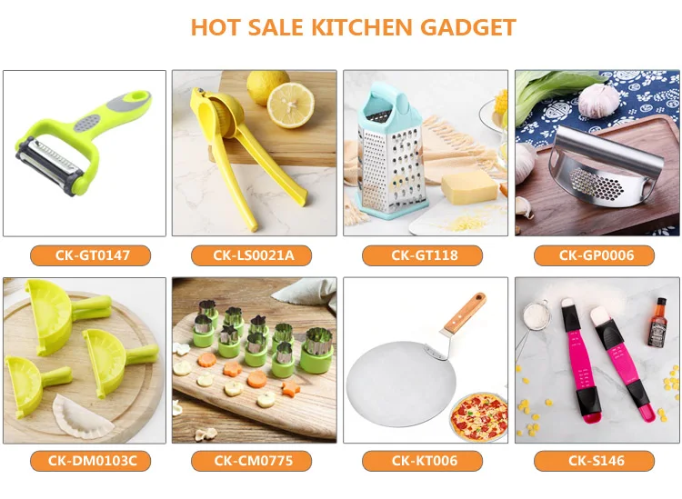 Multi function red stainless steel blade vegetable fruit manual slicer peeler potato chips french fry cutter