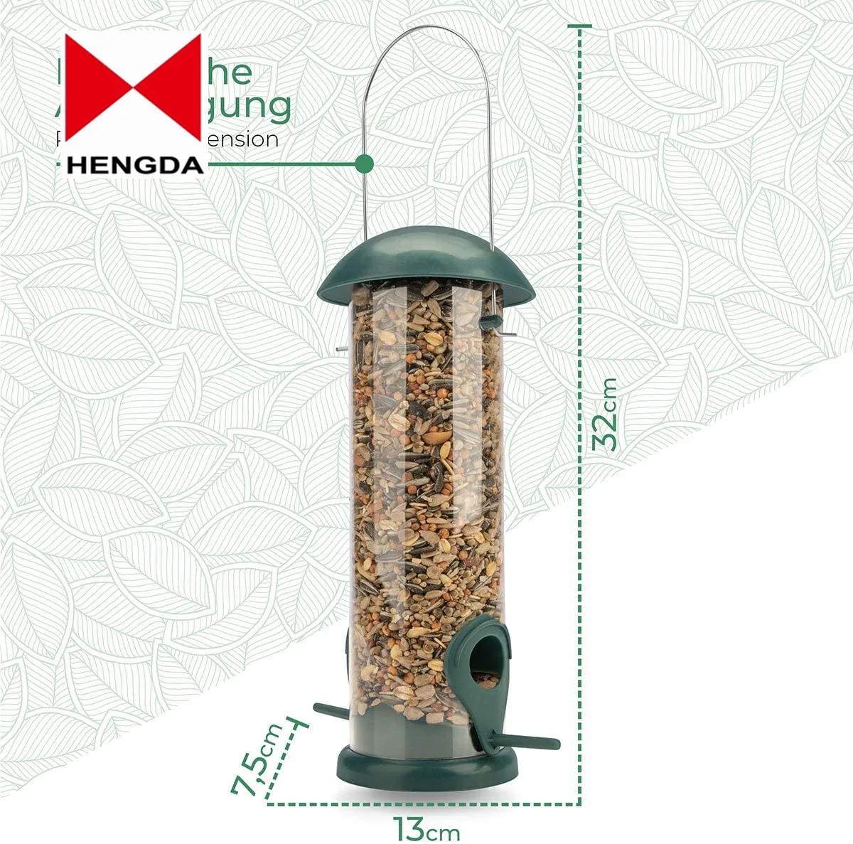 
Pet Classic Garden Song Squirrel Proof Wild Bird Feeder Seed Outdoor 