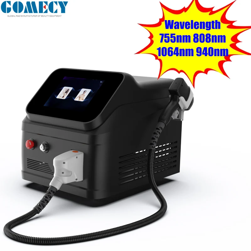 GOMECY Skin Rejuvenate With CE Approved 808nm 4 Wavelength Laser Hair Remover 1 Year Warranty Portable