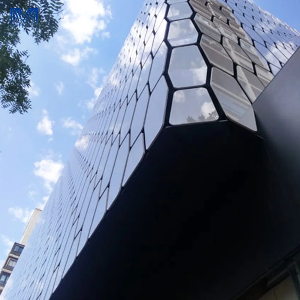 China Building Decorative Marble Look Aluminum Veneer Building Exterior Wall Cladding Carved Aluminum Mashrabiya Wall Screen