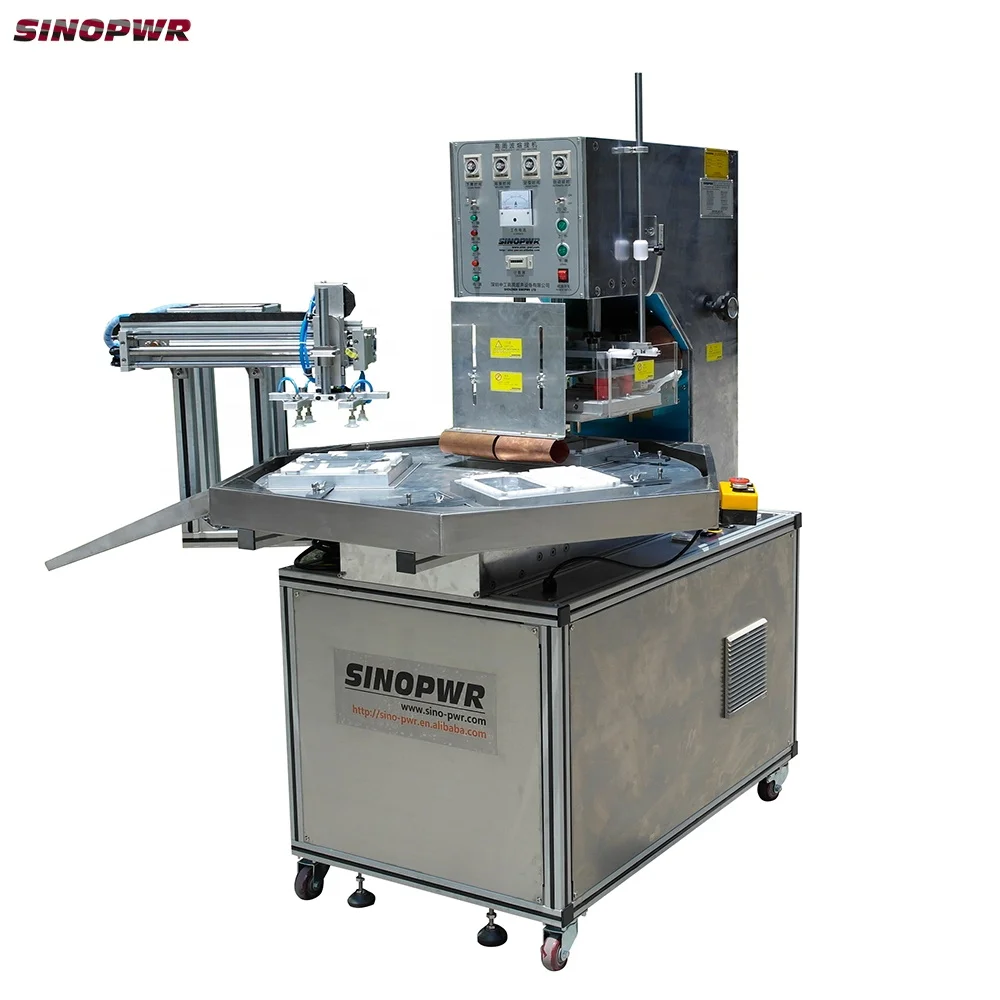 Round table HF pvc fabric plastic sealing hf welder