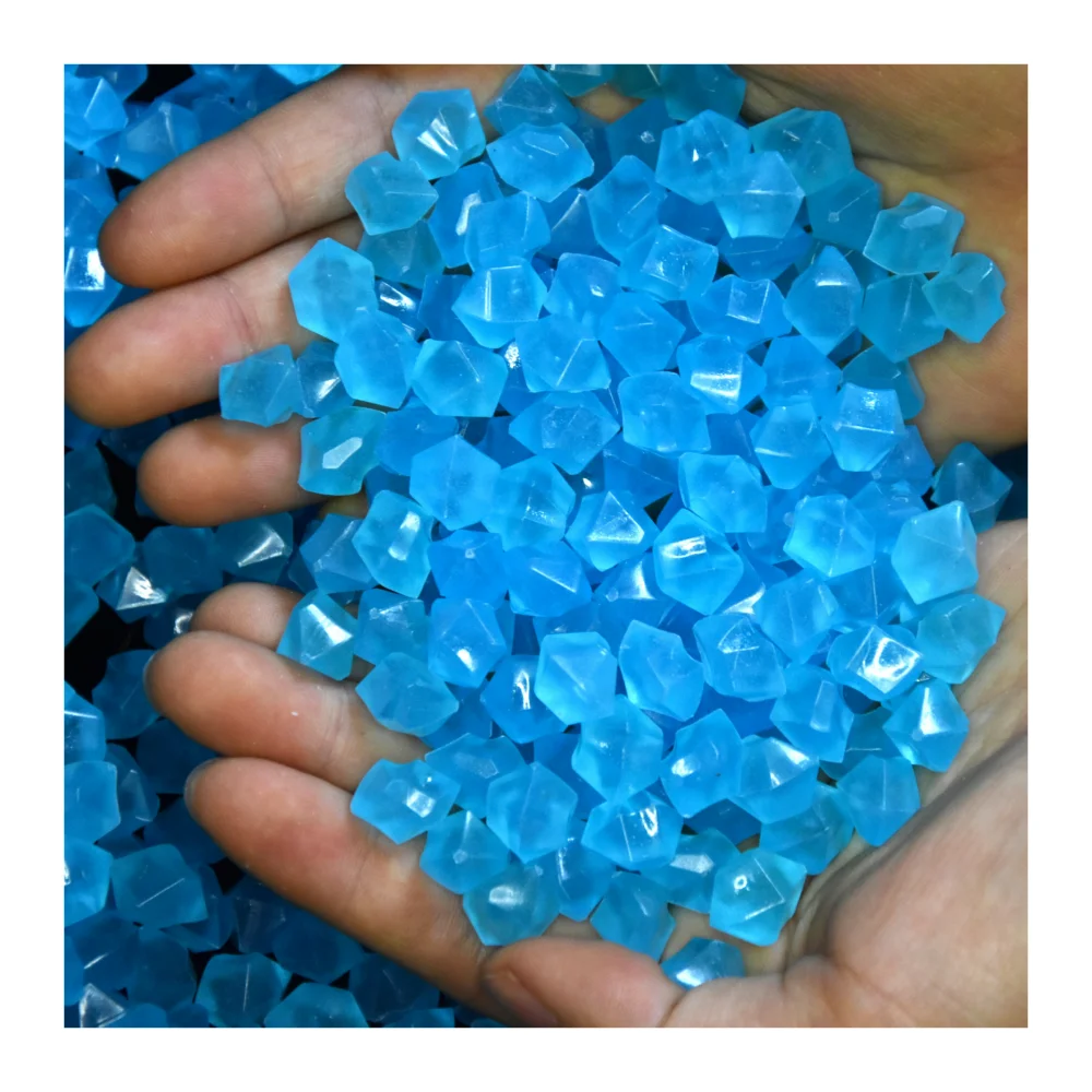 Small Diamond Shaped Luminous Stone, Fashionable Decoration For Parks, Aquarium Landscaping, Potted Fish Tank Fluorescent Stone