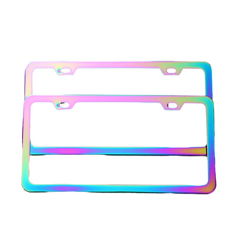 Senyan SK-11 Stainless Steel Plating Color 31*16 United States Custom License Plate Frame