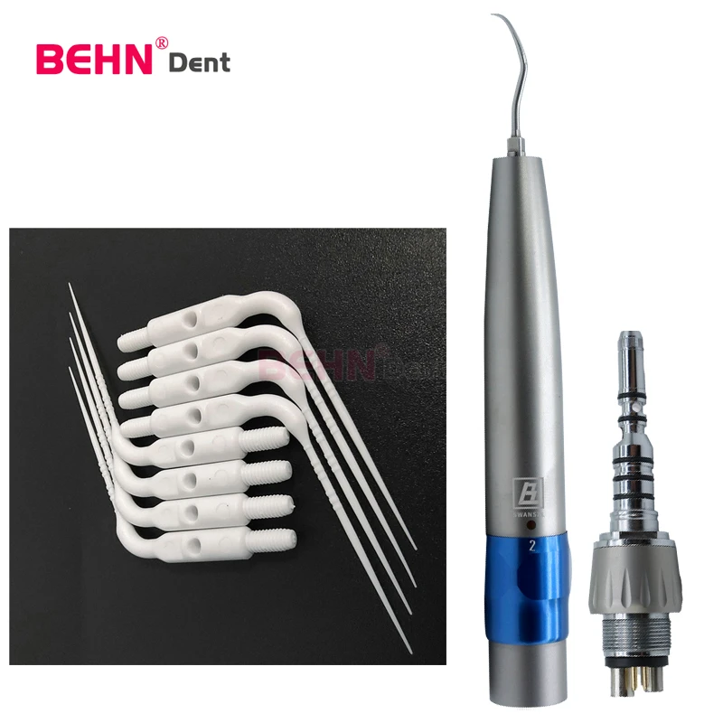 Dental cavitron scaler ultrasonic Sonicflex air scaler handpiece LED Sonic L with 3 Tip for periodontal Scaling Endodontic tips