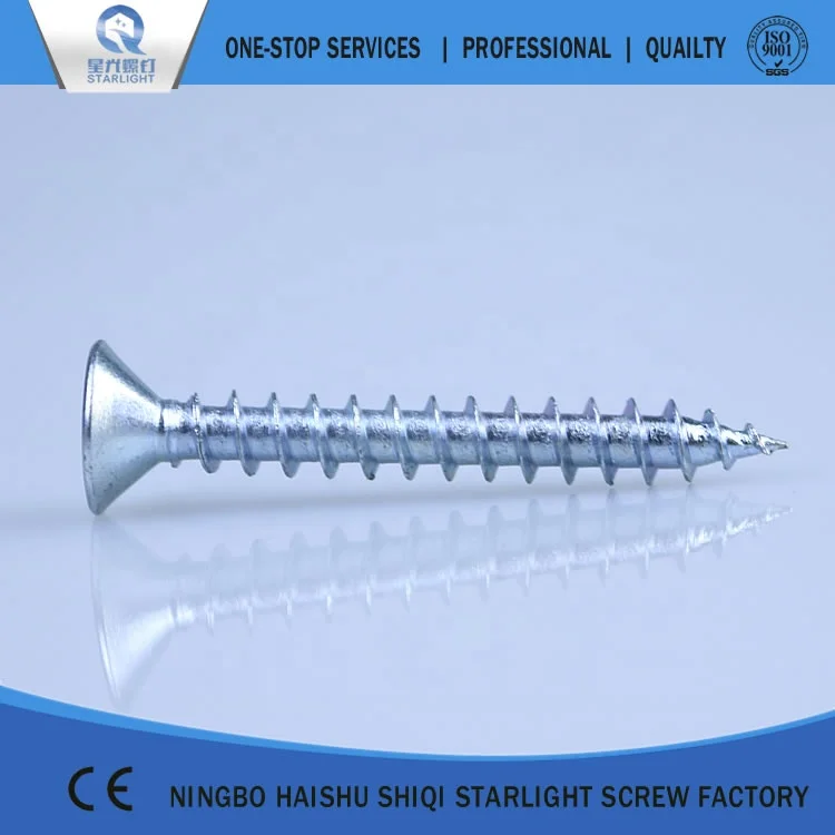 Self tapping galvanized screw flat head , Furniture Screws