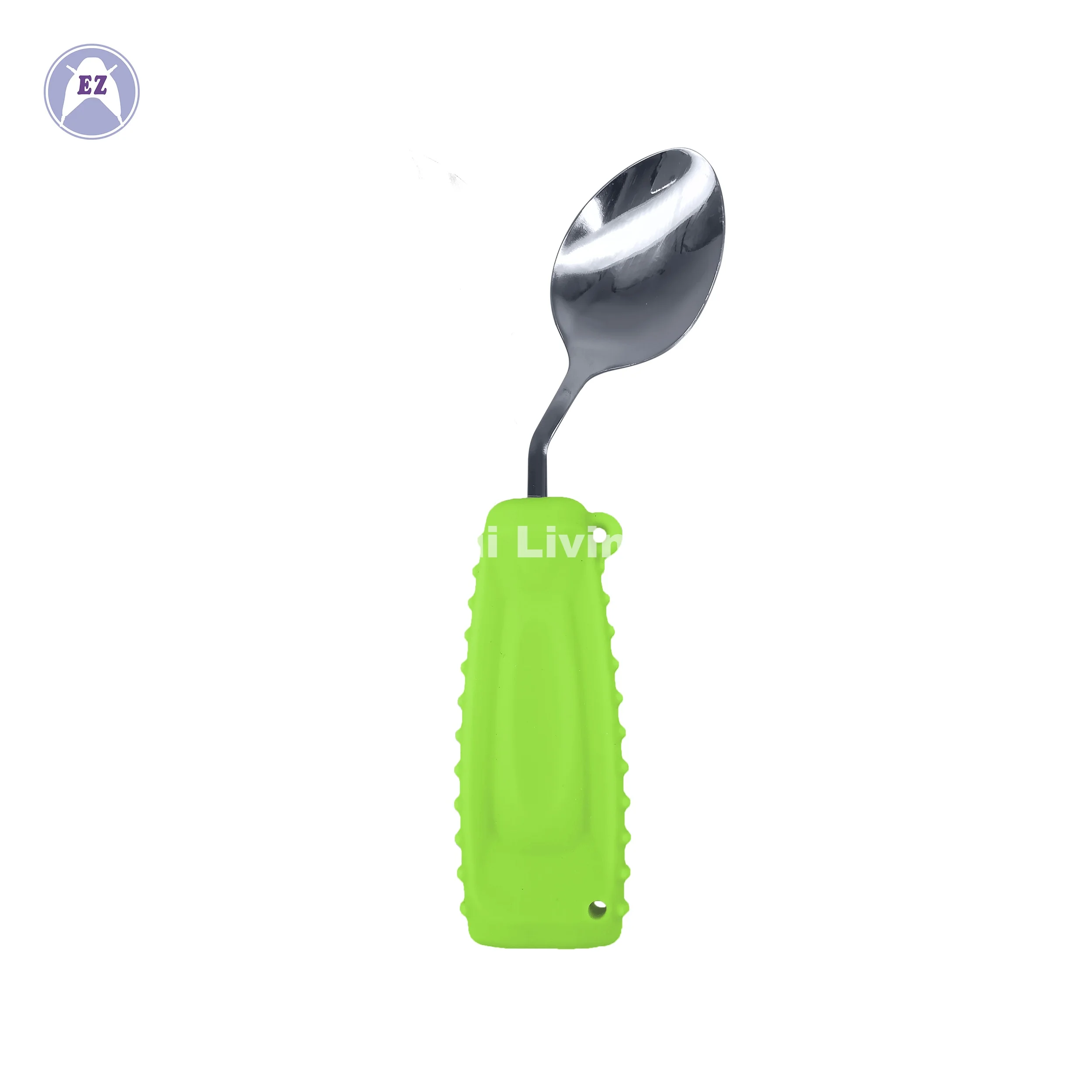 
Elderly Weighted Adaptive Utensils Eating Angled Spoon Large Handled for Elderly Hand Tremors Parkinsons Arthritis 