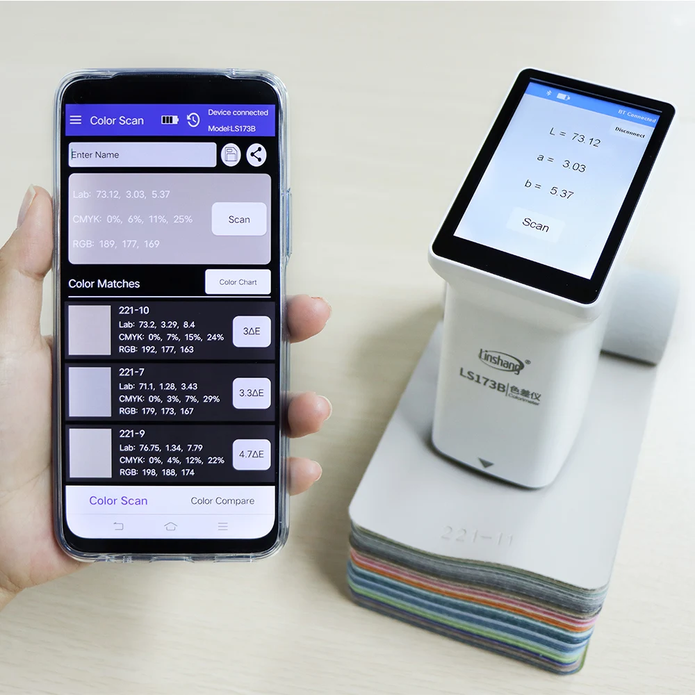 Linshang LS173B colorimeter for liquid digital colorimeter for fruit colorimeter portable water testing