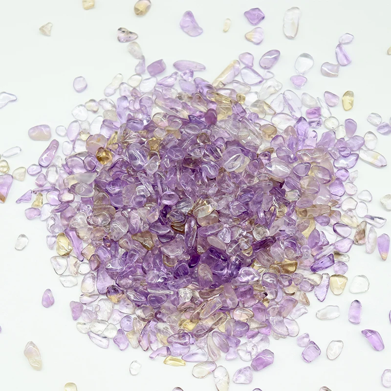 Natural stone ametrine raw stone polishing ametrine crystal chip used for wholesale