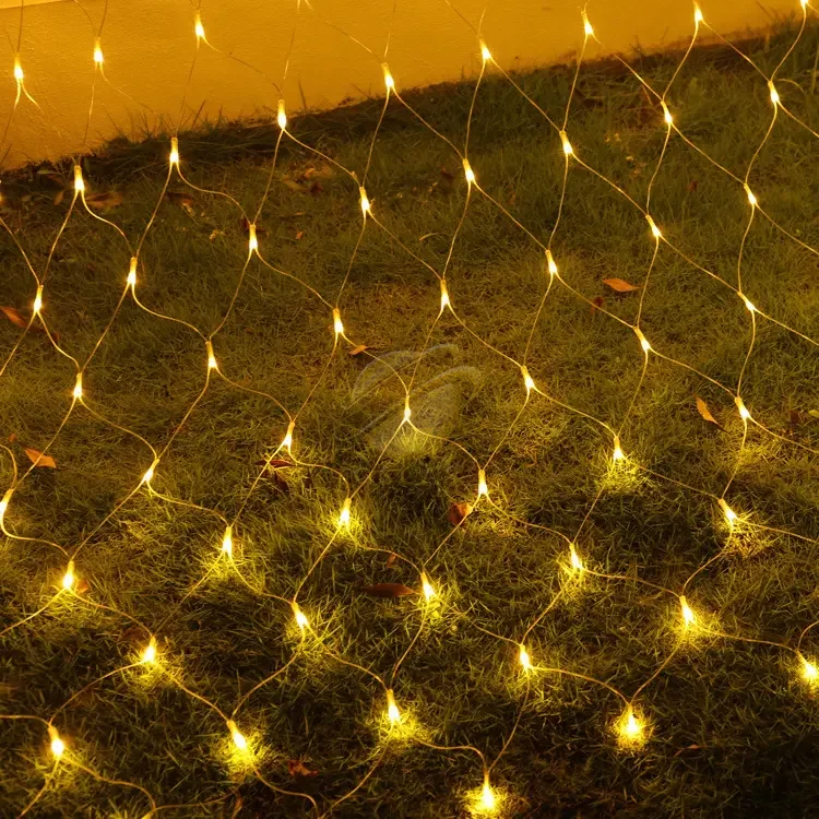 6M X 4M 672 LEDs Warm White LED Tree Lights Fairy Net of Light for Party Decoration
