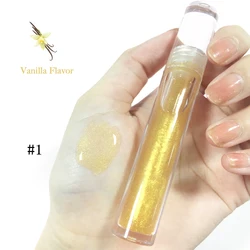2021 Gradual Change Tube Lip Oil OEM Private Label Wholesale Lip Oil Moisturizing Pumper  Fruit