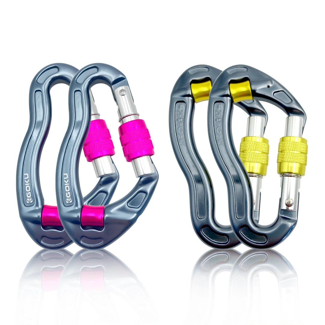 25kn Fire Fighting Rescue Anti Slip Rope Main Lock Carabiner for Wholesale With Ce Certification