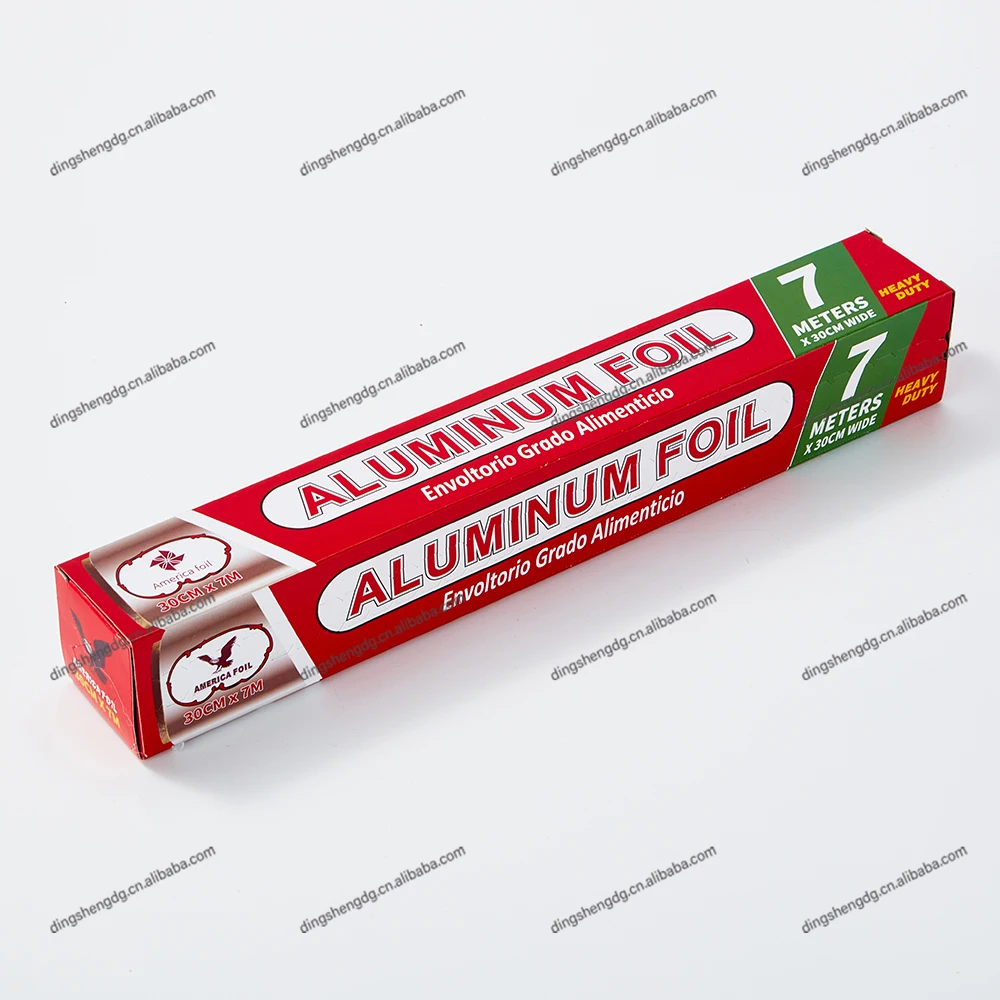 Hot Aluminum Foil Baking Foil 15 Microns Household Aluminum Foil 1000ft 12inch 200m
