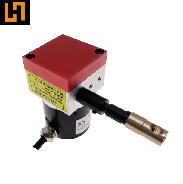 4-20mA output 600mm range wire cable drawing string potentiometer linear position  analog sensor