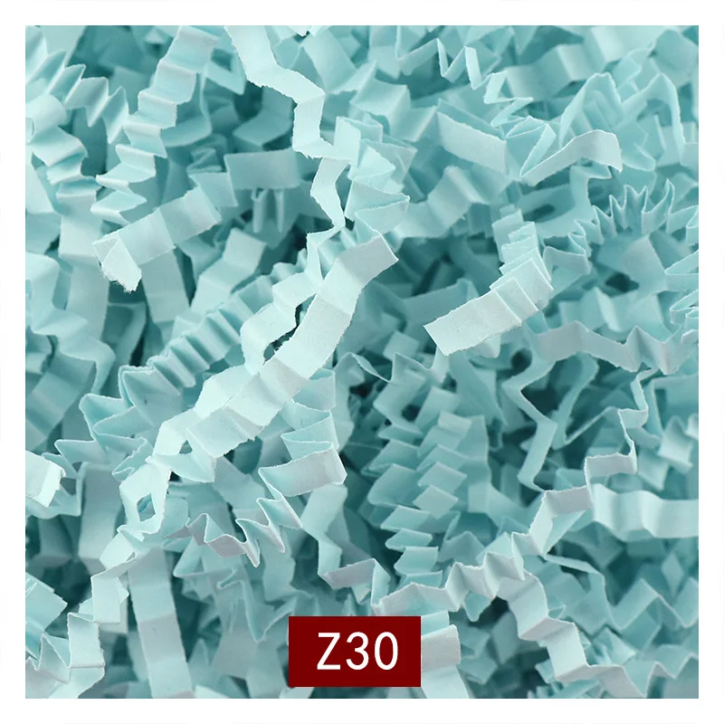 China Cheap Shredded Paper High Quality Silk Fold Shredded Lafite Tissue Paper Crinkle For Gift Box