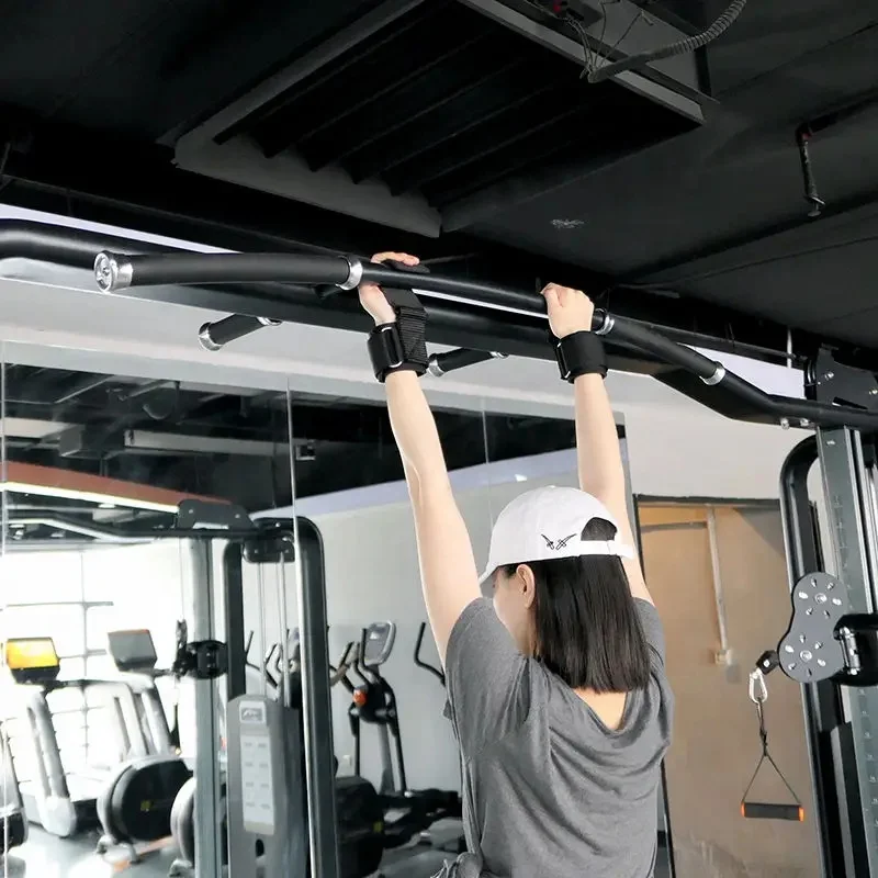 1PCS Weight Lifting Hook Grips With Wrist Wraps Hand-Bar Wrist Strap Gym Fitness Hook Weight Strap Pull-Ups Power Lifting Gloves