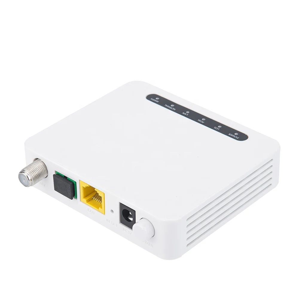 Ftth XPON  CATV  Ont  Modem 1GE+CATV  SC/APC  XPON Onu  Router Compatible for Fiberhome  Huawei  ZTE  CISCO OLT