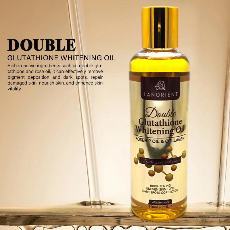 Private Label LANORIENT Skin Care Oil Organic Vitamin E Body Moisturizing Whitening Removing Dark Spots Rose Hip Essential Oil